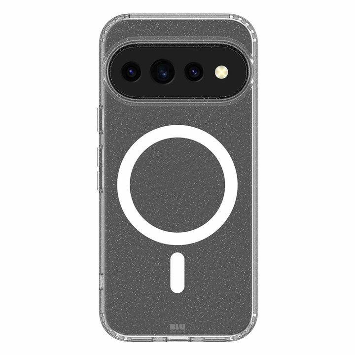 Blu Element | Dropzone Rugged Glitter Case w/Magnets for Google Pixel 11 - Clear | BEPIXDZRG261