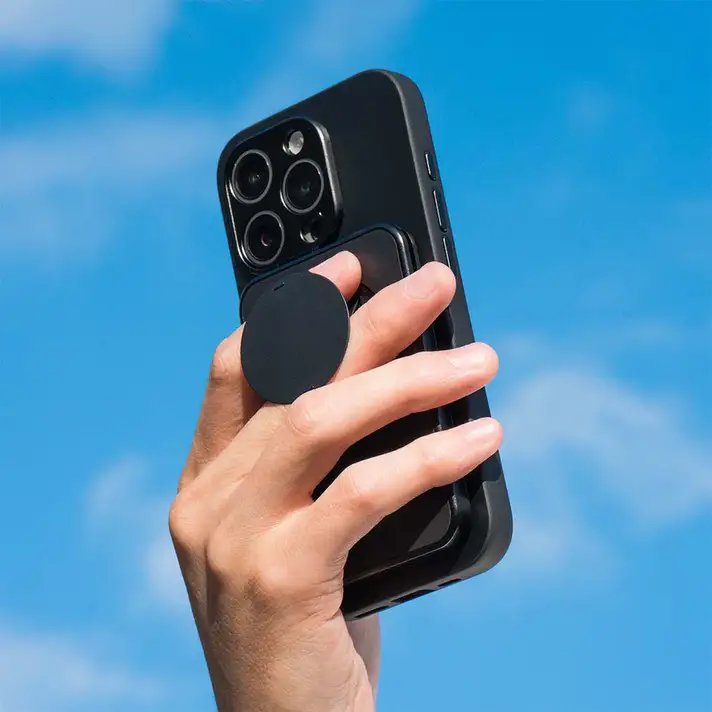 ohsnap! | Snap Grip Wallet - Obsidian Black | GW-BLK-001