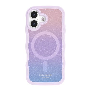 Kate Spade | Wavy MagSafe iPhone 17 Case - Opal Glitter | KS057412
