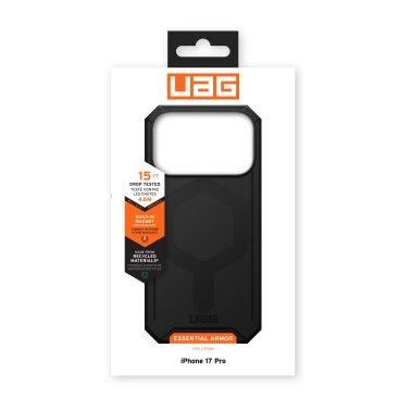UAG | Essential Armor MagSafe iPhone 17 Pro Case - Black | 114540114040