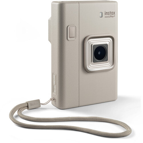 Fujifilm | Instax Mini LiPlay+ Hybrid Instant Camera - Sandy Beige | 600024674