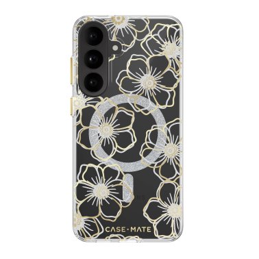 Case-Mate | Floral Gems w/Magnet Samsung Galaxy S26 FE Case - Gold | CM061856