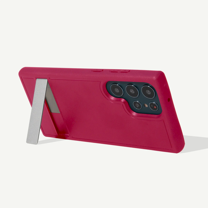 Caseco | Fremont Grip Samsung Galaxy S23 Ultra Case w/ Kickstand - Pink | C20A5-05