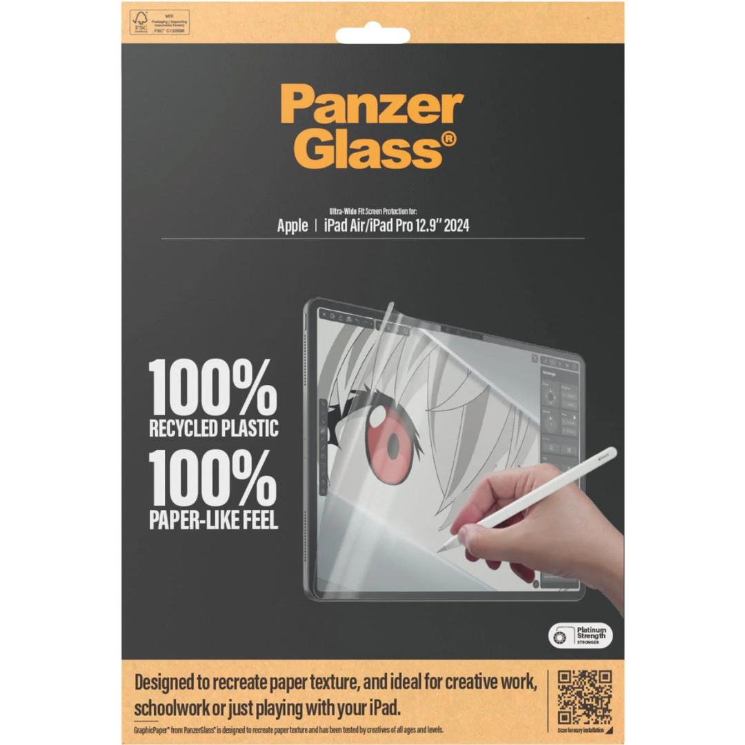 PanzerGlass | GraphicPaper for iPad Air 13" 1st Gen M2 (2024) / iPad Pro 13" 7th Gen M2 (2024) - Clear | PG-2836