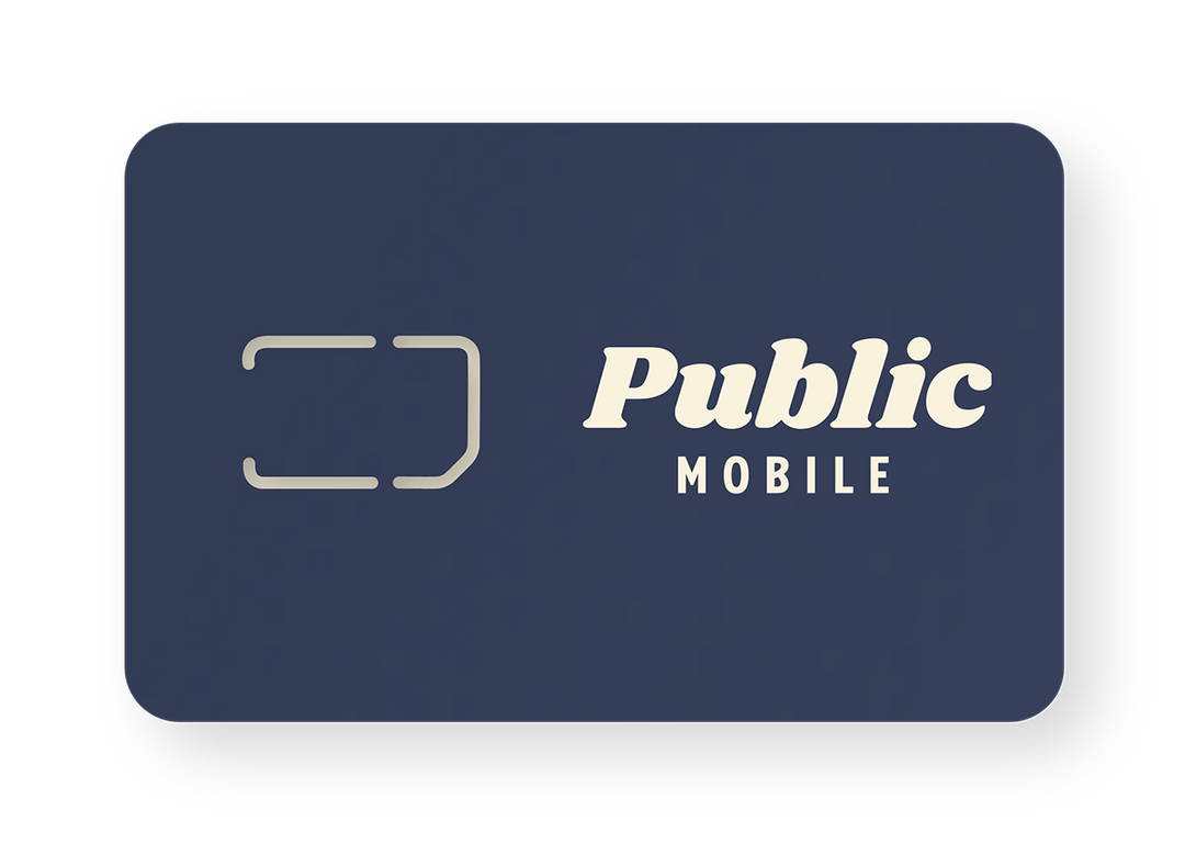 Sim Card | Public Mobile | NON REFUNDABLE