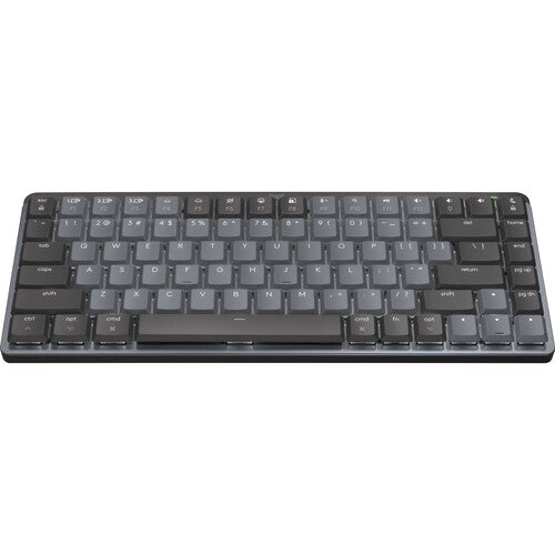 Logitech | MX Mechanical Mini for Mac Compact Wireless Mechanical Tactile Switch Keyboard for macOS/iPadOS/iOS with Backlit Keys - Space Gray | 920-010831