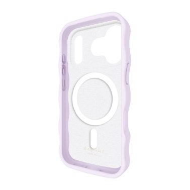Kate Spade | Wavy MagSafe iPhone 17 Pro Case - Opal Glitter | KS057330