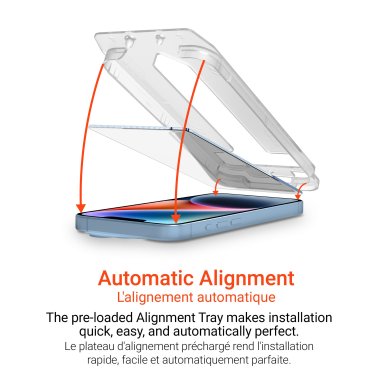 HyperGear | Tempered Glass Screen Protector iPhone 14/13/13 Pro w/Installation Applicator Tray | 15-13563