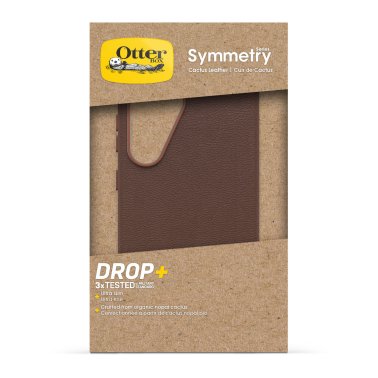 Otterbox | Symmetry Cactus Leather Series Case Samsung Galaxy S25 - Brown Rich Adobe | 77-97386