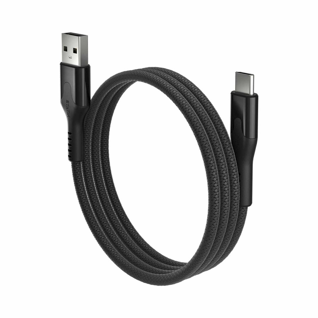 Statik | MagStack Charge/Sync Cable USB-A to USB-C 4ft - Black | PUP04703FTACCA