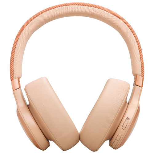 JBL | Live 770NC Over-Ear Noise Cancelling Bluetooth Headphones - Sandstone | JBLLIVE770NCSATAM