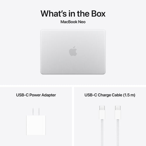 Apple | MacBook Neo 13" (2026) A18 Pro / 8GB RAM / 512GB SSD English - Silver | MHFC4LL/A