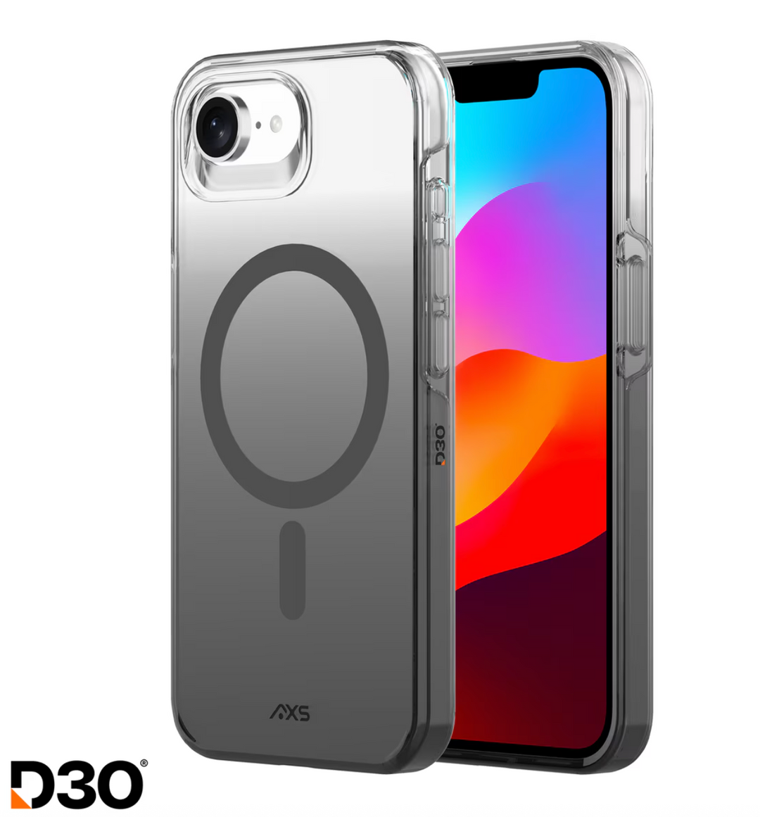AXS | Crystal Shield D3O® MagSafe Compatible Apple iPhone 16e - Smoke Gradient | IPCS3241