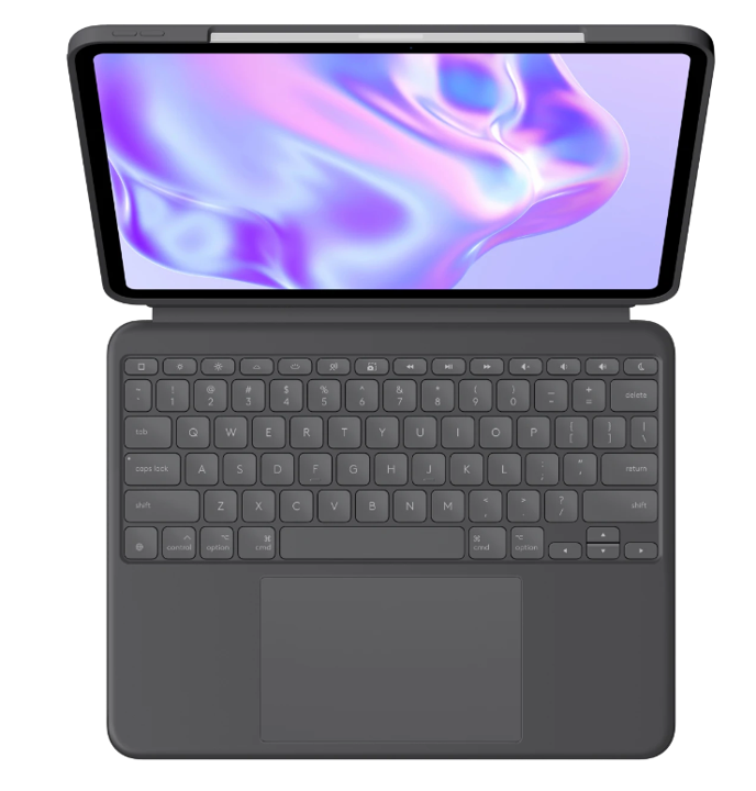 Logitech | Combo Touch for iPad Pro 13" 7th Gen M4 (2024) , iPad Pro 13" (5th & 6th) - Graphite | 920-012658