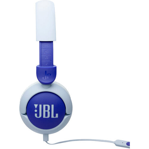 JBL | Junior 320 Wired On-Ear Headphones - Blue | JBLJR320BLUAM