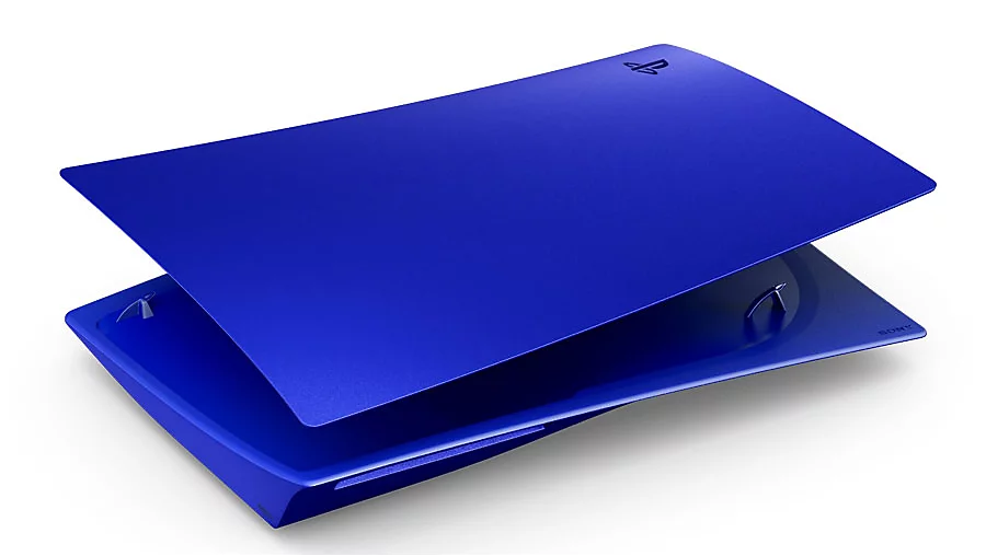 Sony | PlayStation PS5 Slim - Standard Ed. Console Cover - Cobalt Blue | 1000040155