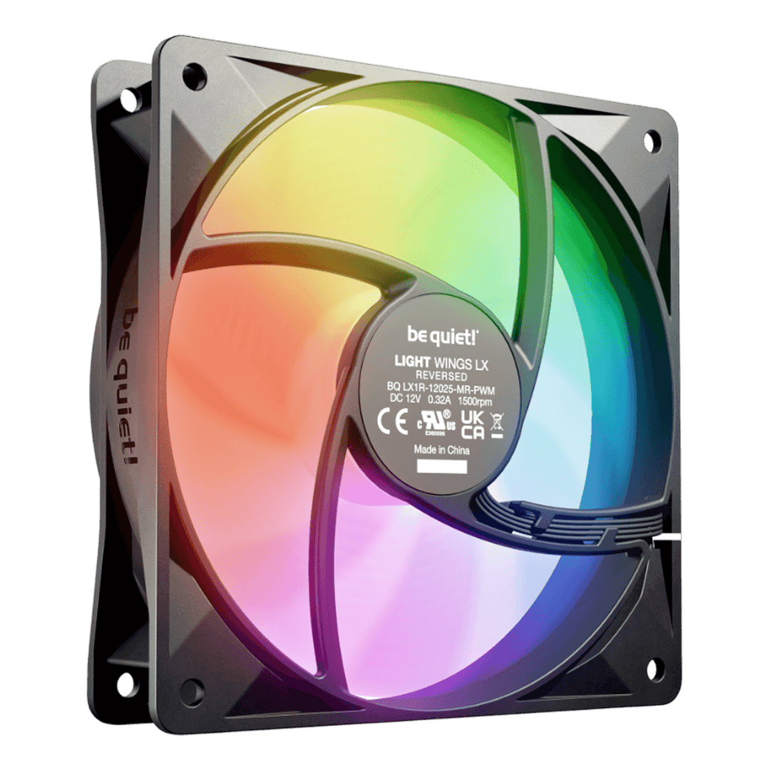 be quiet! | Fan BL132 Light Wings LX 120mm PWM Reverse Black Retail | BL132