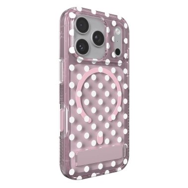 ZAGG | Graphene Milan Snap iPhone 18 Pro/17 Pro Kickstand Case - Classic Polka | 702322395