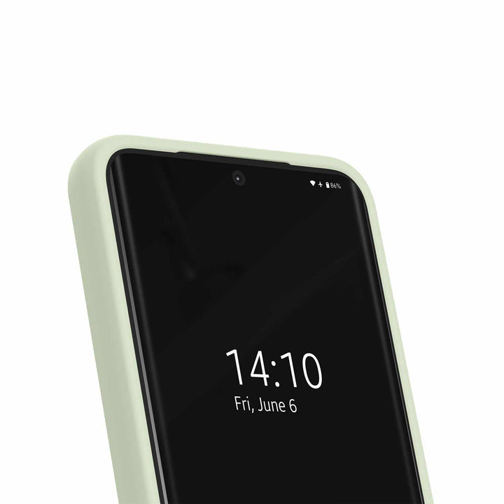 Ideal of Sweden | Silicone Case w/Magnets for Samsung Galaxy S26 - Sage Green | IDSICMSS26PR419