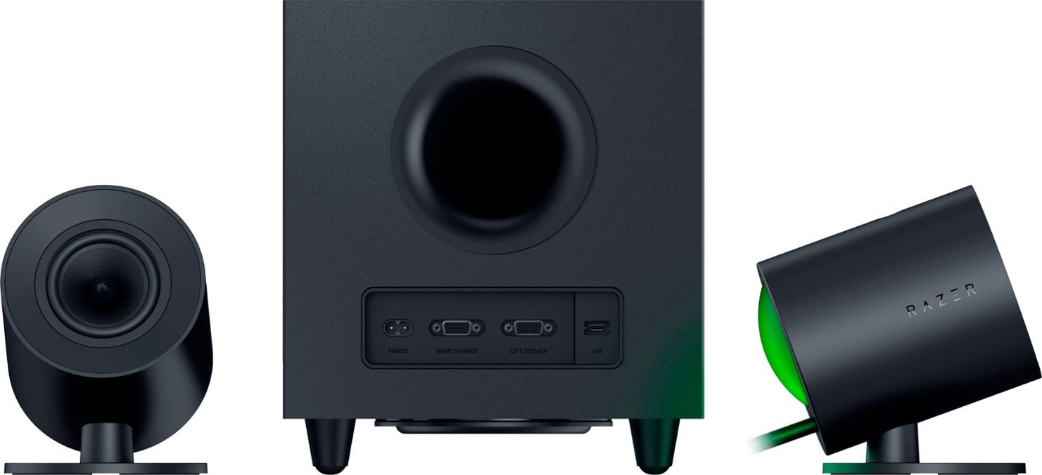 Razer | Nommo V2 - Full Range 2.1 PC Gaming Speakers w/ Wired Sub