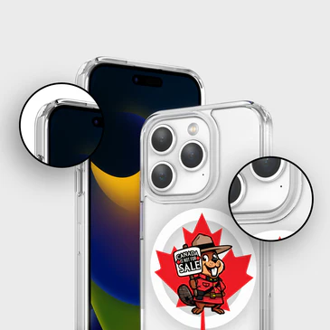Caseco | Mountie Case Canada Is Not For Sale iPhone 15 Pro Max - Clear | Z24B4-BA