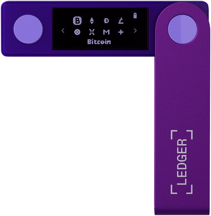 Ledger | Nano X Crypto Wallet- Amethyst Purple | NX-AmethystPurple