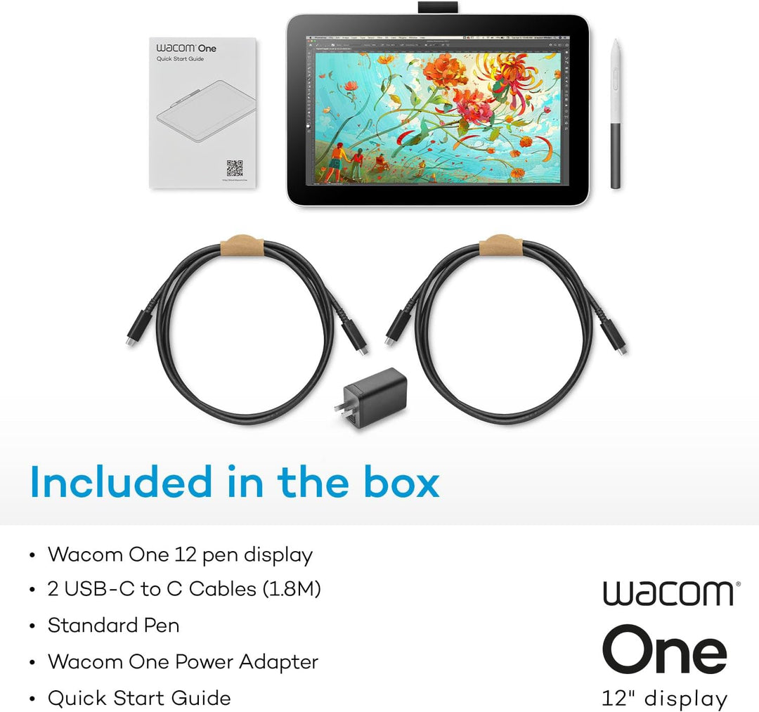 Wacom | One 12 Creative Pen Display - Gen 2023 | DTC121W0A