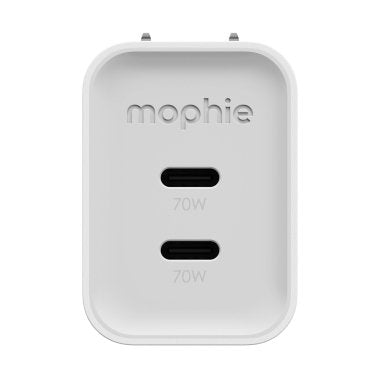 Mophie | Speedport Dual USB-C Wall Charger 70W - White | 409919997