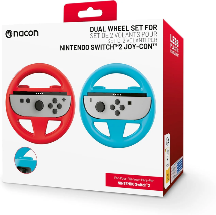Nacon | Nintendo Switch 2 Dual Wheel Set For Joy-Con | NC3179