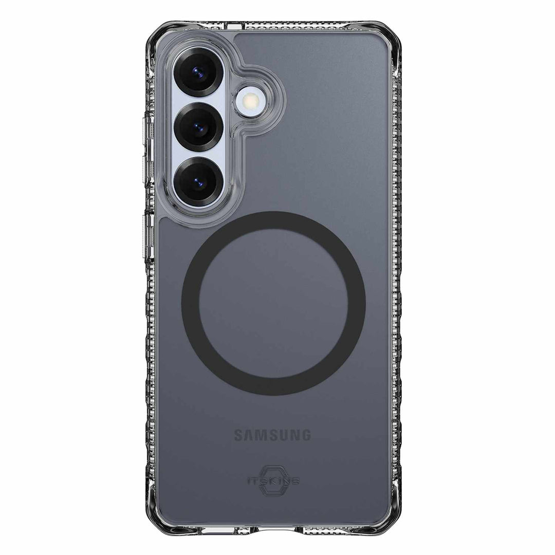 ITSKINS | Hybrid_R Vapor Case w/Magnets for Samsung Galaxy S26 - Smoke | SGYRHBVARSMOK