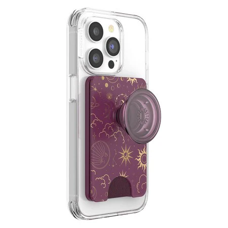 Popsockets | PopWallet+ For MagSafe with Adapter Celestial - Mauve | 123-0518