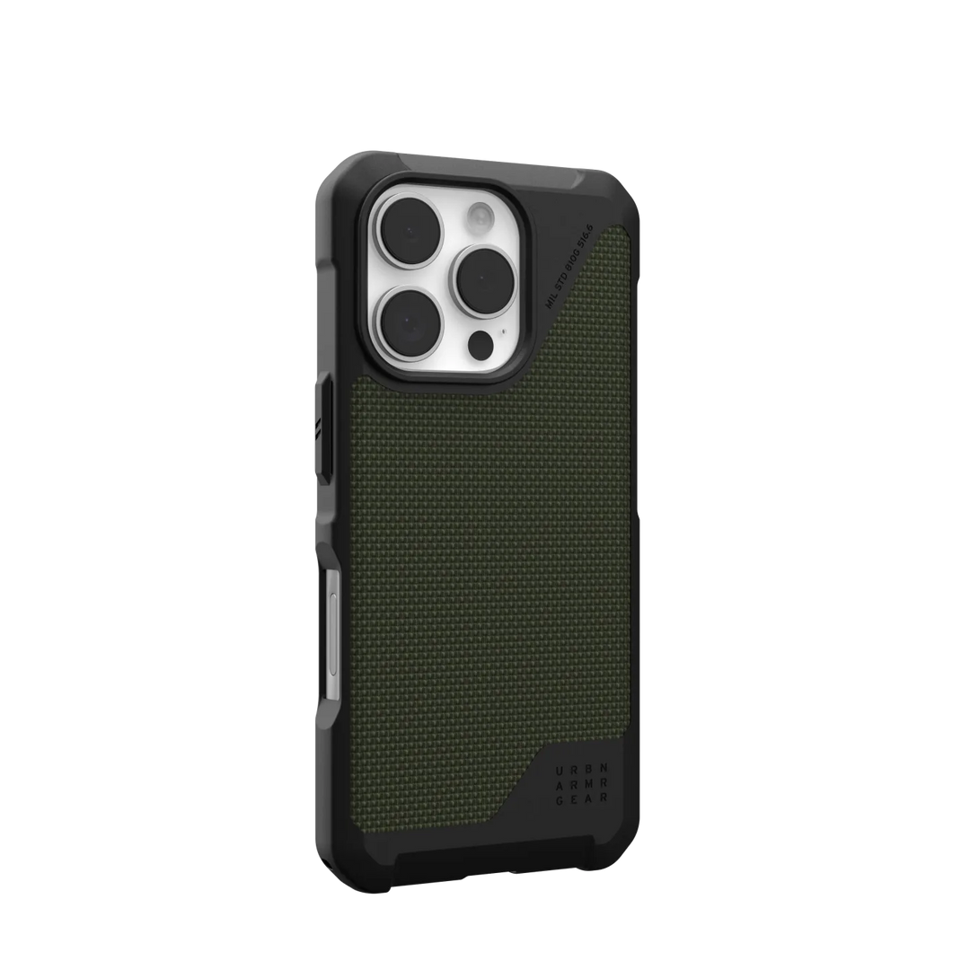 UAG | Metropolis LT MagSafe Case iPhone 16 Pro - Kevlar Olive | 15-13195