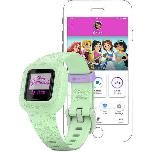 Garmin | Vivofit jr 3 Kids Activity Tracker - Disney Princess The Little Mermaid | 010-02441-33