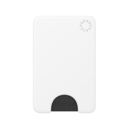 //// PopSockets | PopWallet for MagSafe - Round - White | 123-0428