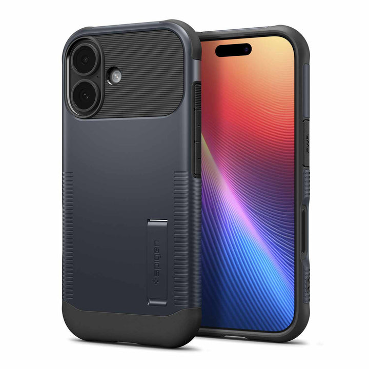 Spigen | Slim Armor MagFit iPhone 17 Case  - Metal Slate | SGPACS09652