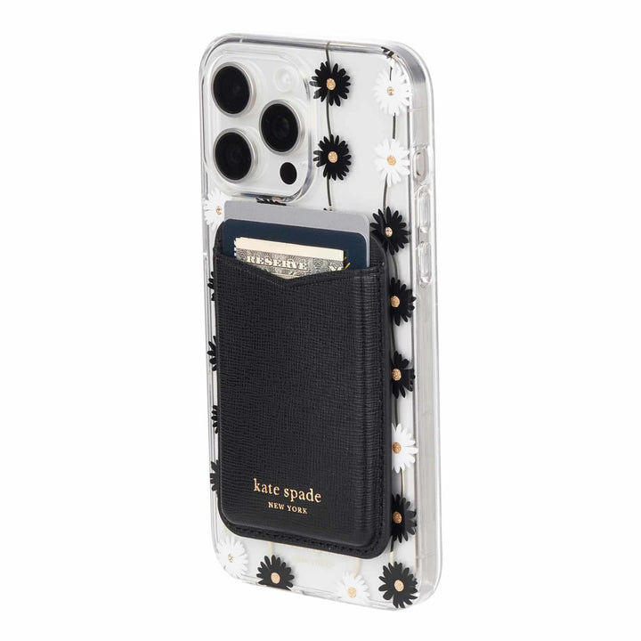 Kate Spade NY | Magnetic Wallet Compatible w/MagSafe - Black | 123-0491