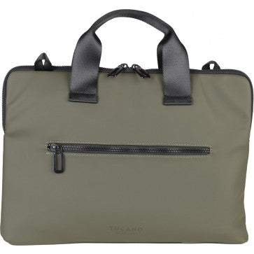 Tucano | Gommo Slim Bag for 13-14in laptops and 14in MacBook Pro - Green | BSGOM1314-VM