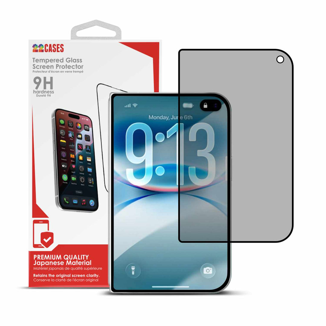 22 Cases | Privacy Glass Screen Protector iPhone Duo with 2.5D Curved Edge | 22PRIIPH18ULTRA