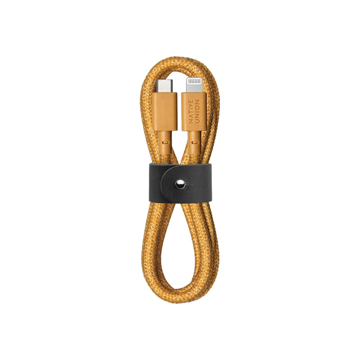 /// Native Union | Belt Cable USB-C to USB-C 4ft/1.2m 100w - Kraft  | BELT-C-KFT-2-NP