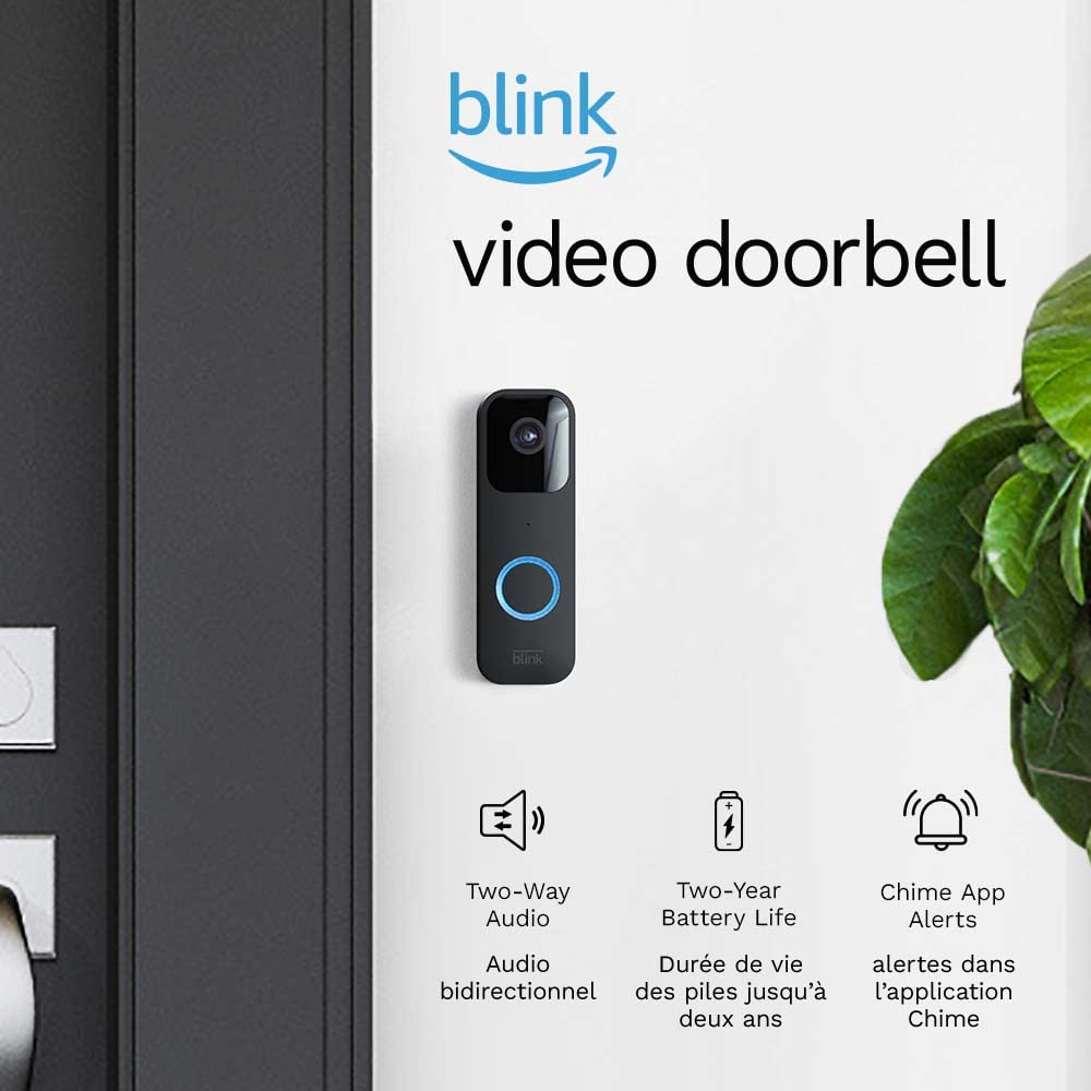 Blink | Video Doorbell - Black | B08SGL9T4M