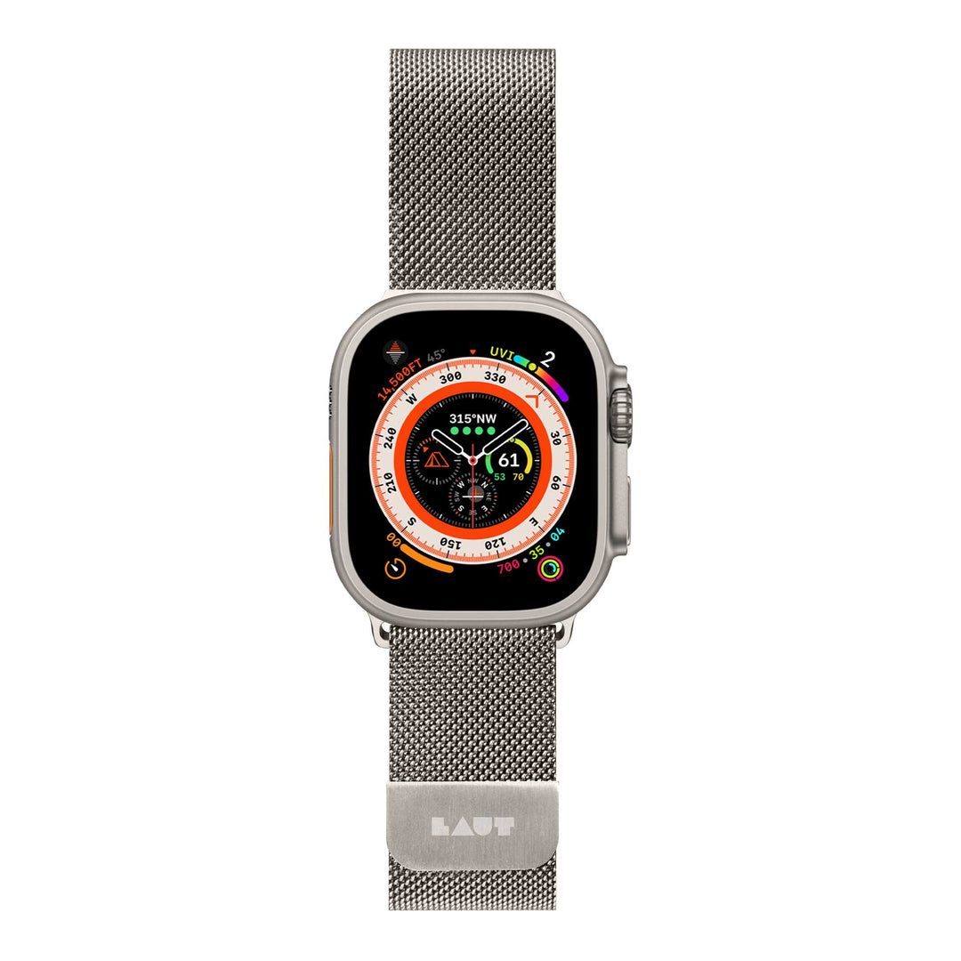 LAUT | Ultra Loop for Apple Watch Ultra 49mm - Titanium | L_AWU_UL_TI