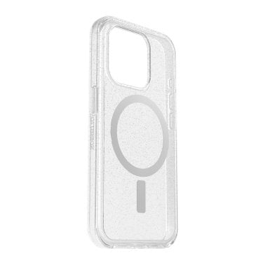 Otterbox | Symmetry w/ MagSafe Clear Series Case iPhone 15 Pro - Clear/Silver Flake (Stardust)  | 77-93034