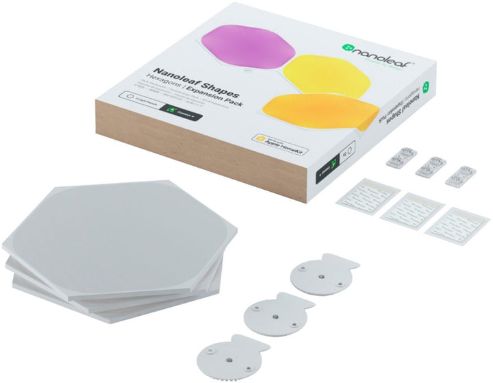 Nanoleaf | Shapes - Hexagons - Expansion Pack - 3 Panels | NL42-0001HX-3PK