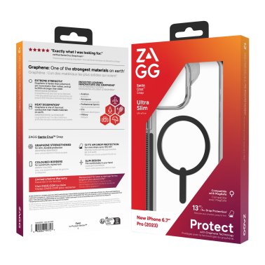 ZAGG GEAR4 | Santa Cruz Snap Case iPhone 15 Pro Max - Black | 15-11691