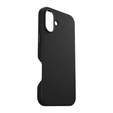 OtterBox | Symmetry Cactus Leather w/MagSafe Case iPhone 16 Plus - Black Noir Ash | 77-96283