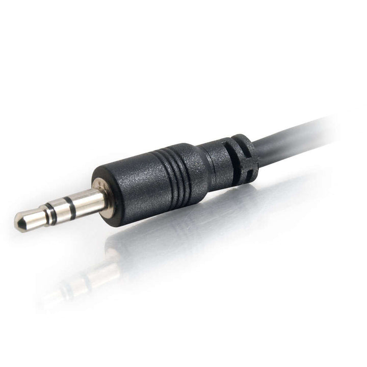 C2G | Stereo Audio Cable With Low Profile Connectors M/M 50ft 3.5mm - In-Wall CMG-Rated  | 40109