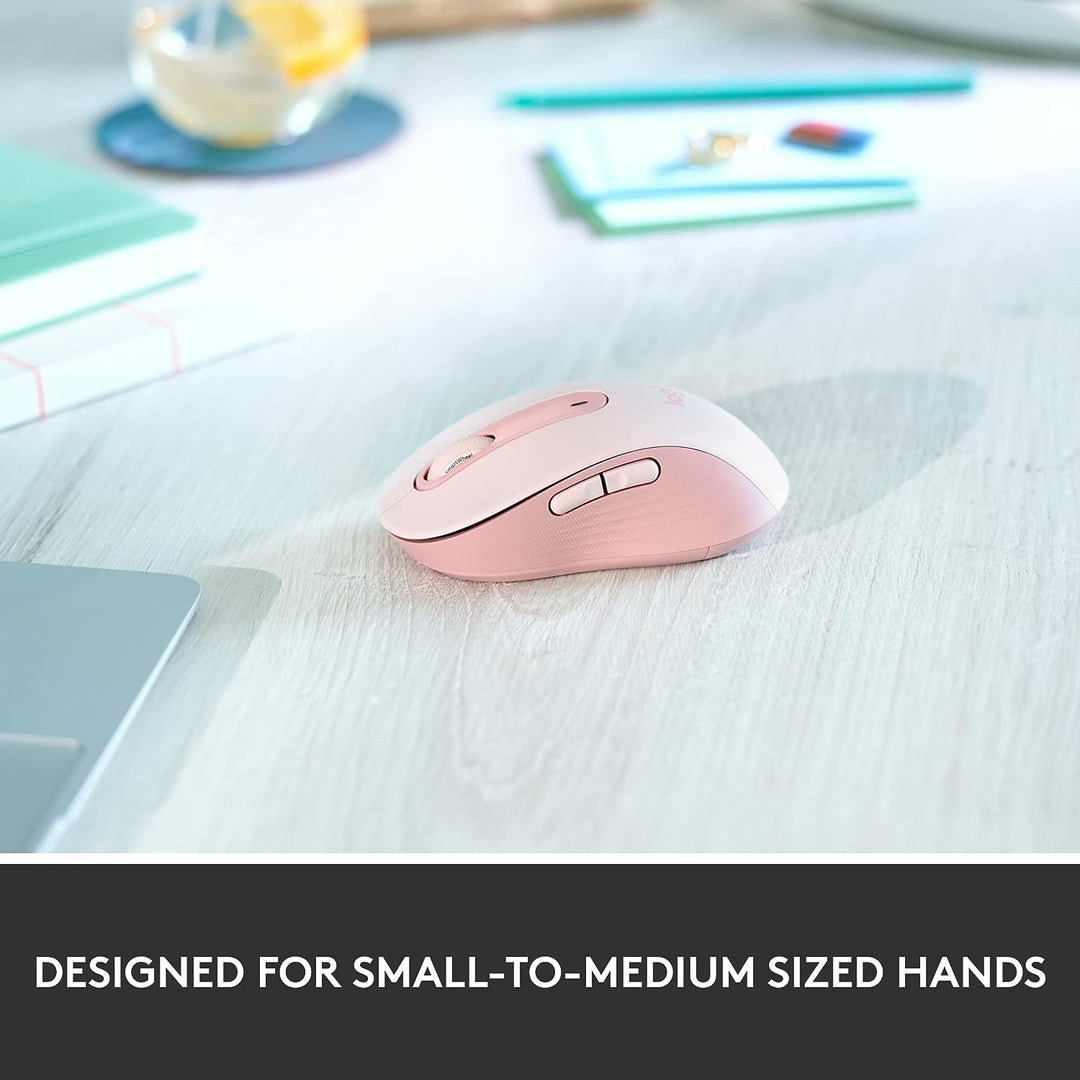 Logitech | M650 Signature Series Mouse - Rose | 910-006251
