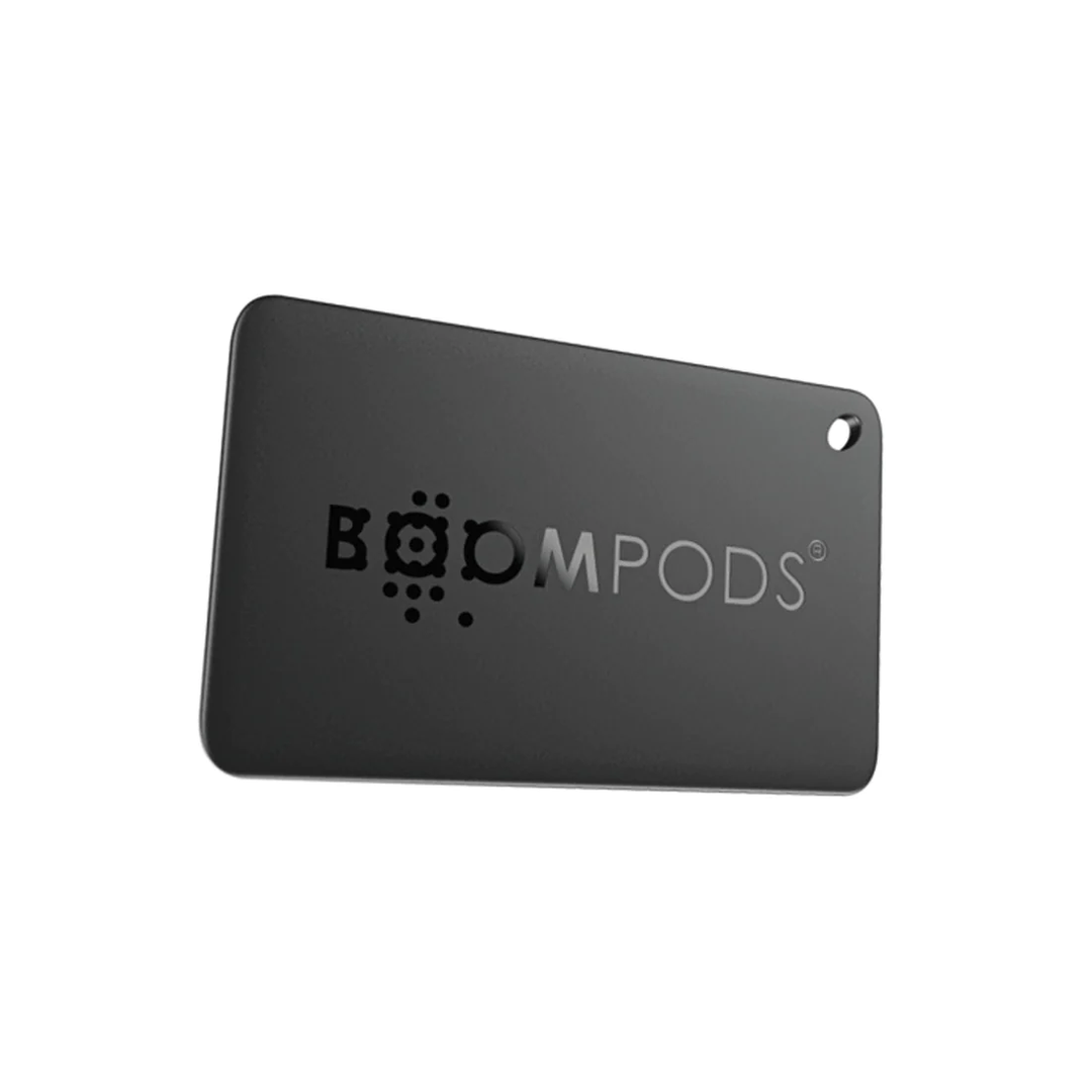 BoomPods | BoomCard Item Tracker (iOS Find My App Only) - Black | BP-TACARD