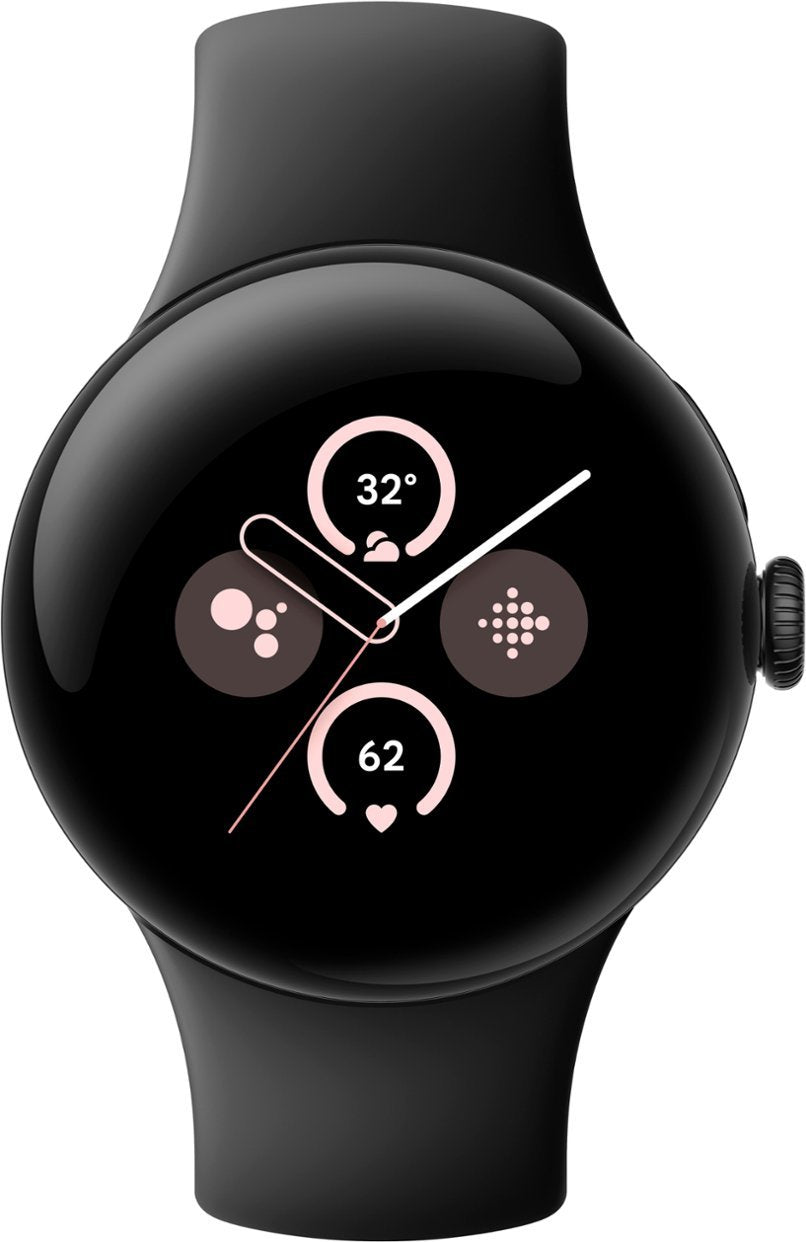 Google | Pixel Watch 2 (GPS + LTE) 40mm Black Aluminum Case with Black Active Band | GD2WG / GQ6H2