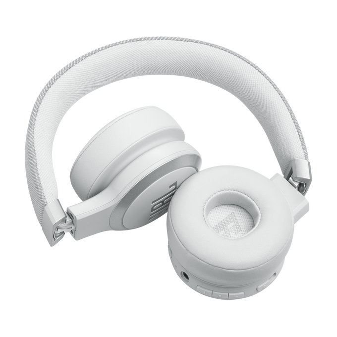 JBL | Live 670NC Wireless On-Ear True Adaptive Headphones - White | JBLLIVE670NCWHTAM